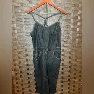 Denim Overall Dress